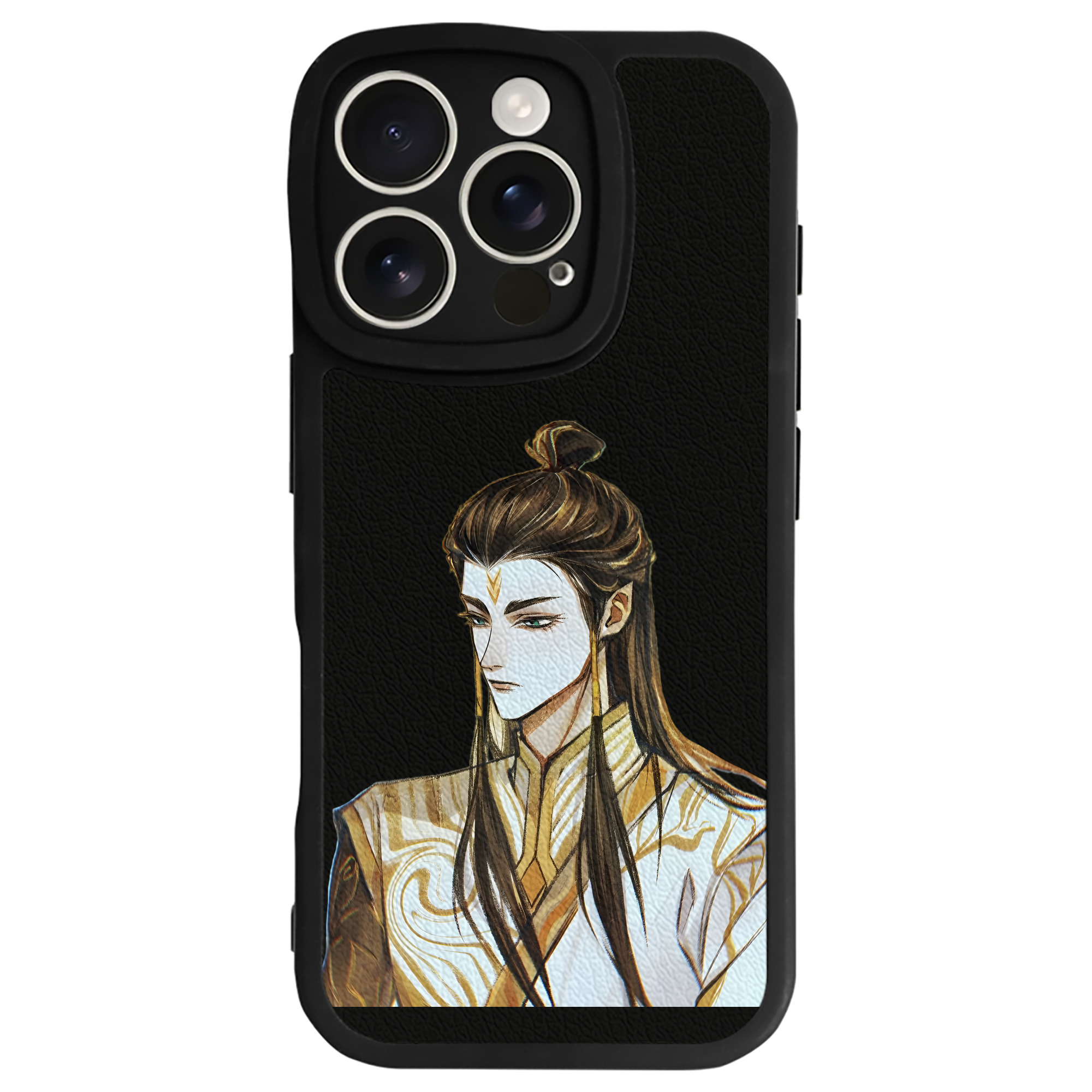 （画像用） Ne Zha 2 ナタ 魔童の大暴れ 【iPhone 16シリーズ対応】シリコンスマホケース（レザー調） 材質：シリコン